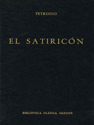 cover image of El satiricón